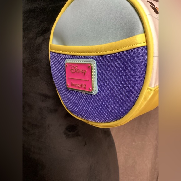 NWT Loungefly Disney Mousercise Mini Duffel Bag! - Picture 3 of 6